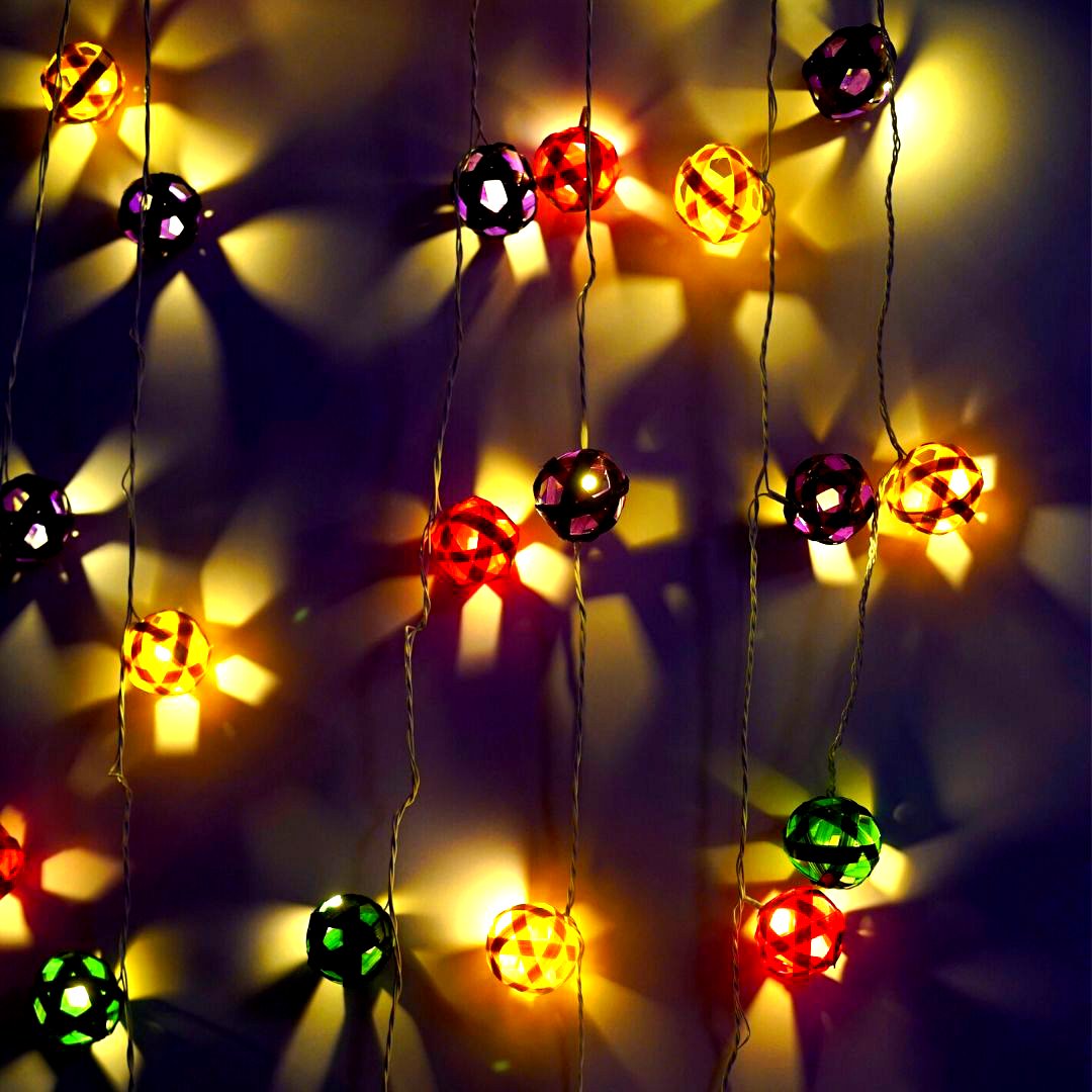 Decorative Bamboo String Lights For Christmas