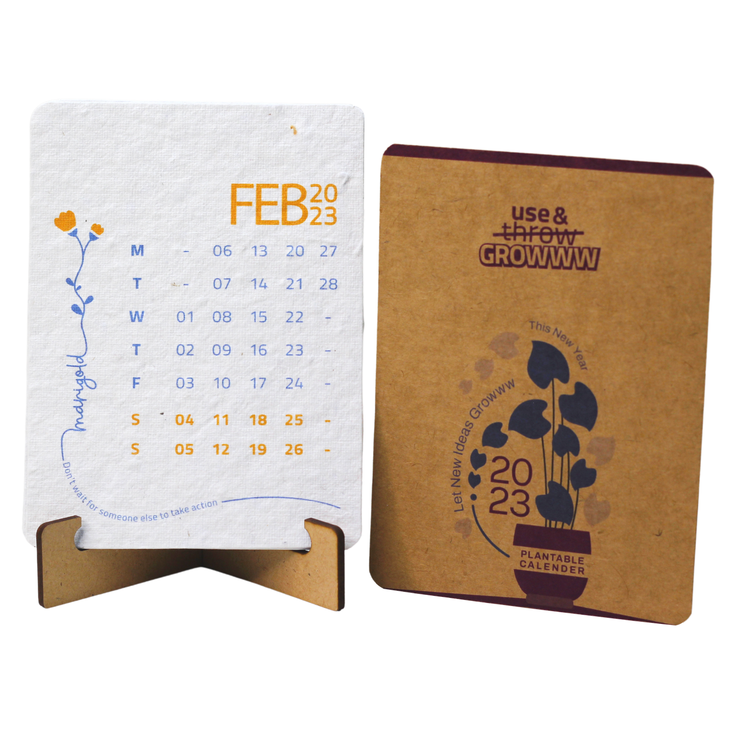 Seed Paper Plantable Calendars 2023 | BG60