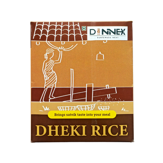 Bastar Foods Dannex Dheki Rice | Dheki Pounded Rice | 1 KG