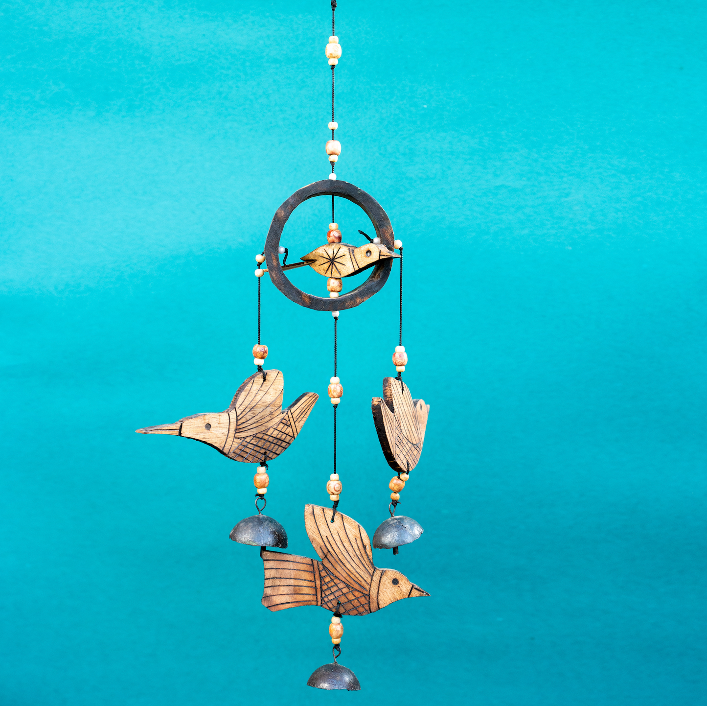 Wind Chime 3 Bell - Hanging Bird